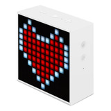 Parlante Portatil Mini Timebox Bluetooth Smart Pixel Divoom Color Blanco