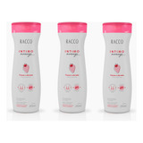 3 Sabonete Intimo Morango Racco 210ml Ph Balanceado Feminino