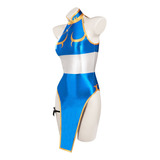 Axw Street Fighter Chunli Traje De Cosplay Baño Sexy