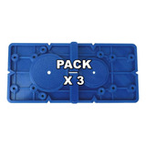 Pack X 3 Plantillas De Marcado Bisagra Cazoleta 26mm - 35mm