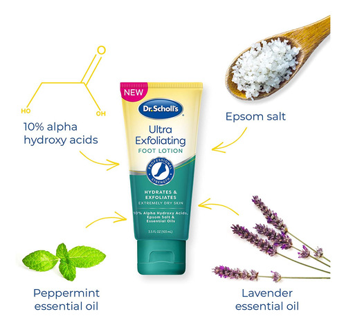 Dr. Scholls Creata De Loto De Pie Ultra Exfoliante Con Urea