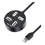 Splitter Hub Usb X4  Alargador  Usb 3.00, 1.2 Mts Circular