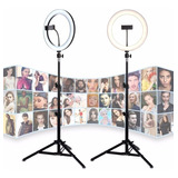 Aro Luz Led Para Fotografia Y Video 33 Cm Con Tripode 2.20 M