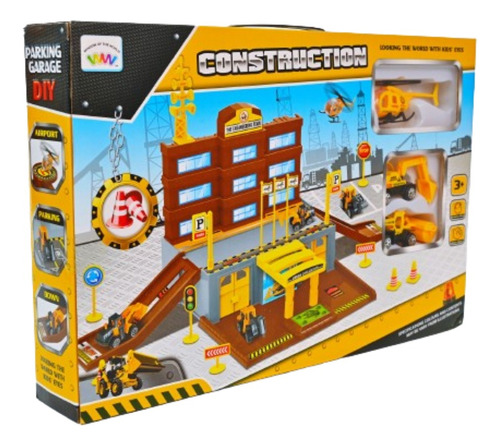 Juego De Construcción De Estacionamiento Garage Para Niños  