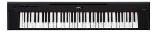 Piano Digital Np 35b Piaggero Preto 76 Teclas C Fonte Yamaha 100-240v