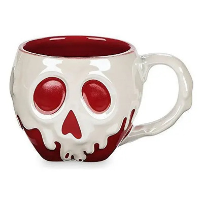 A Cerámica Taza 300ml Calavera Café Cerveza Tematica Y