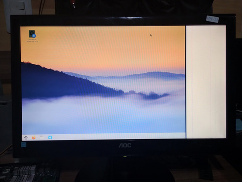 Monitor Aoc E2050s 20p P/ Pecas - Funcionando