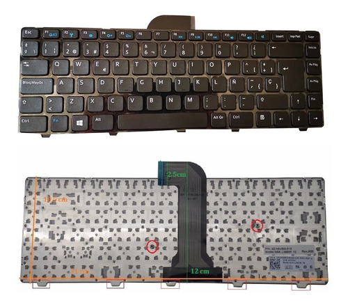 Teclado Dell Inspiron 14 3421 14r 5421 3437 14-3421 