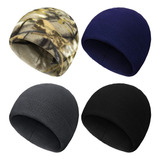 4 Piezas De Gorras De Calavera Para Hombre, Gorro De Lana Cá