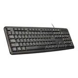 Teclado Para Computador  Pc E Notebook Com Fio Conexão Usb 