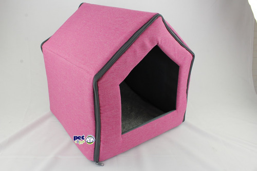 Cama Casa Perro Chico | Reversible Frio Calor | Lavable