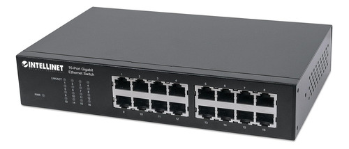 Conmutador Intellinet Gigabit Ethernet De 16 Puertos - 1000 