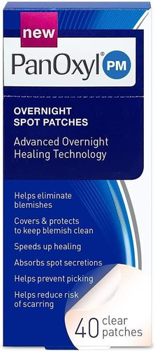 Panoxyl Overnight Spot Patches 40 Clear Patches Original