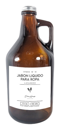 Botellón Dispenser 1900ml Lavadero Jabón Líquido Para Ropa