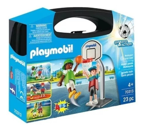 Playmobil Maletin + Fig Multideporte Sports & Action 70313