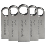 Kit 100 Memorias Usb 16gb Personalizadas Logo Laser Metal /i