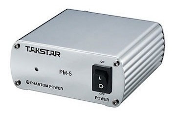 Phantom Power Takstar Pm-5 De 48v Microfonos De Condensador