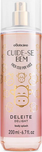 Body Splash Deleite Cuide-se Bem 200 Ml O Boticario