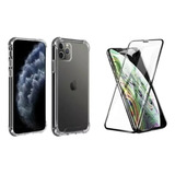 Forro Estuche Funda + Vidrio Templado 9h Para iPhone 11 Pro