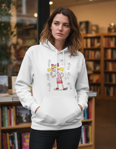 Sudadera Hey Arnold Helga De Mal Humor | Envío gratis