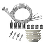 Kit Suspension Tensores Paneles Led 60x60 30x120 / Candela