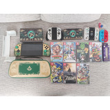 Nintendo Switch Oled + 8 Juegos + Control Extra Y Accesorios