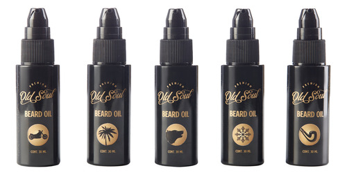 Combo 5 Aceites Barba Old Soul