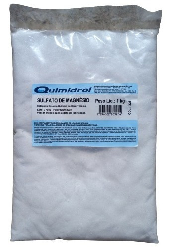 Salamargo - Sal De Epsom (sulfato De Magnésio) 2 Kg