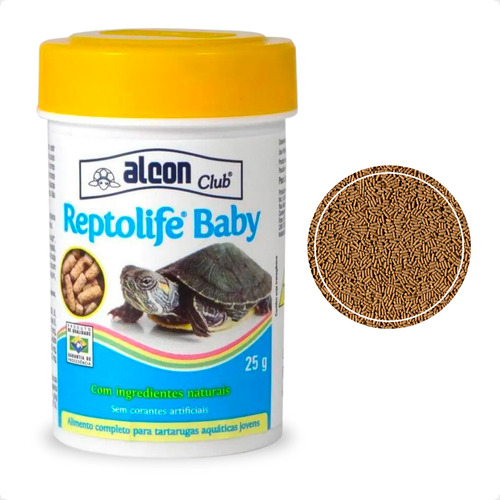 Alcon Club Reptolife Baby 25g P/ Tartarugas Aquáticas Jovem 