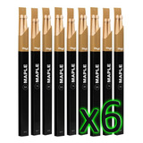 Pack X6 Palillos Baquetas Stagg 5a 5b 7a Bateria Madera