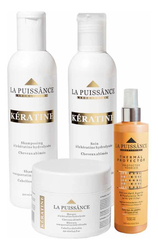 Kit La Puissance Keratina Hidrolizada + Protector Térmico