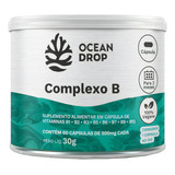 Complexo B 8 Vitaminas 60 Cps B12 Biotina B3 B5 - Ocean Drop Sabor Sem Sabor