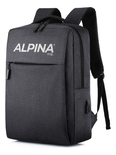 Mochila Extra Grande Ideal viajes Alpina 16 Notebook Usb