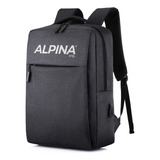 Mochila Extra Grande Ideal viajes Alpina 16 Notebook Usb