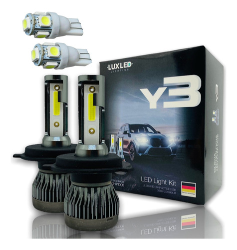 Kit Cree Led Y3 Mini Ultra Compacto + T10 De Regalo A-vip