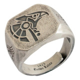 Anillo De Plata S925 Egipcio Dios Horus Hombre Mujer