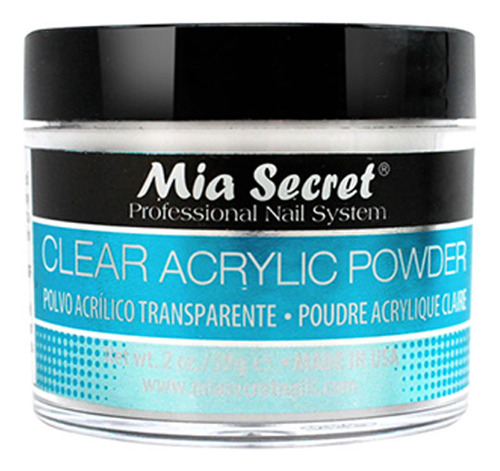 Polvo Acrilico Transparente Mia Secret 59gr