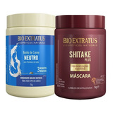 Máscara Shitake 1kg + Máscara Neutro 1kg Bio Extratus