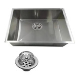 Cuba Inox Embutir Quadrada Gourmet 500 X 400 Com Válvula