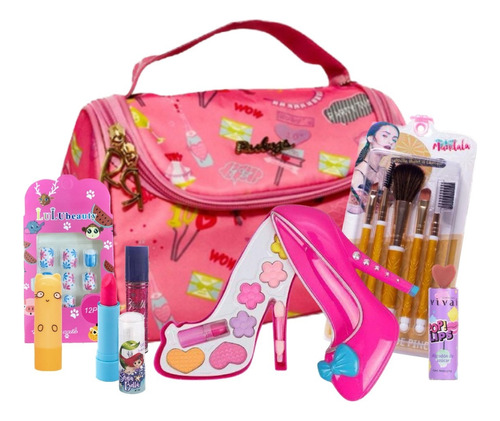 Necessaire Maleta Maquiagem Infantil Completa Rubys Princess