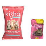 Alimento Premium Gato Kisha Kitten 1.5kg + Sobre Sabor Pollo