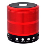 Alto-falante Mini Speaker Ws-887 Com Bluetooth Vermelho 