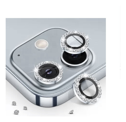 Vidrio Protector Aro Lujo Diamond Compatible Con iPhone 11