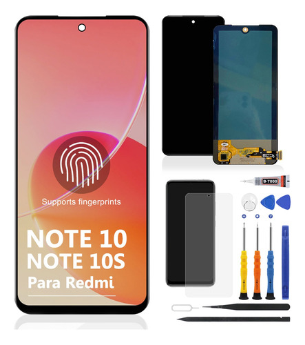 Pantalla Para Amoled Xiaomi Redmi Note 10/10s 4g M2101k7bl