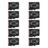 Pack 10 Memorias Micro Sd Kingston Canvas Select Plus 32gb