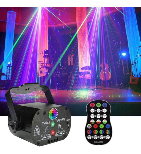 Luz Láser De Luz De Discoteca Led De 60 Patrones Dj