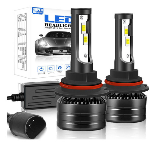 15000lm, 6000k, Kit De Faros Led 9003 H4 Luz Alta Y Baja