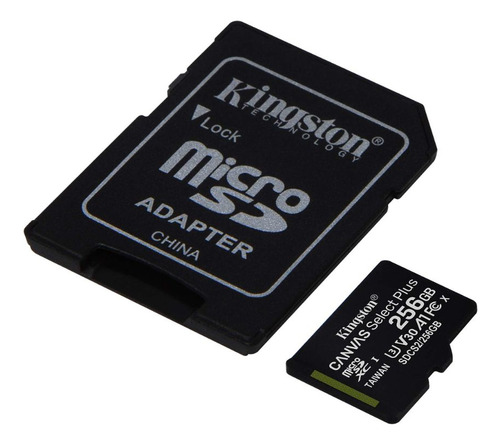 Memória Micro Sd Canvas Select Plus 256gb - Kingston