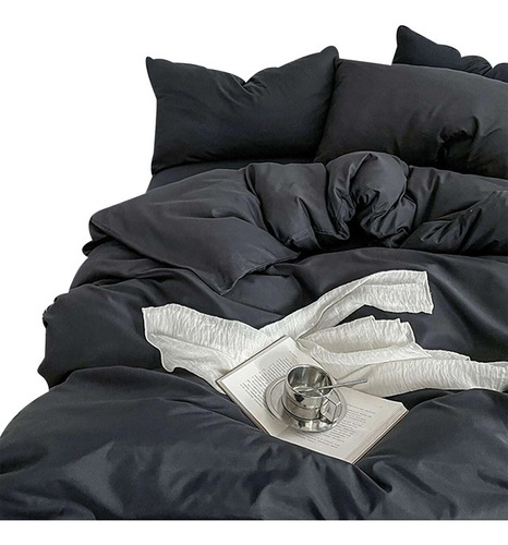 Duvet Bicolor Negro Q My Home Store