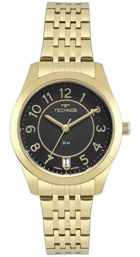 Relógio Technos Boutique Dourado Feminino Slim 2115knjs/4p 